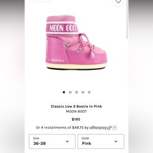 Moon Boot size 35 to 38